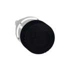 SCHNEIDER ELECTRIC - Pilzdrucktaster Frontelement XB4, Metall, 22mm, sw, Pilz 30mm, Drehentriegelung