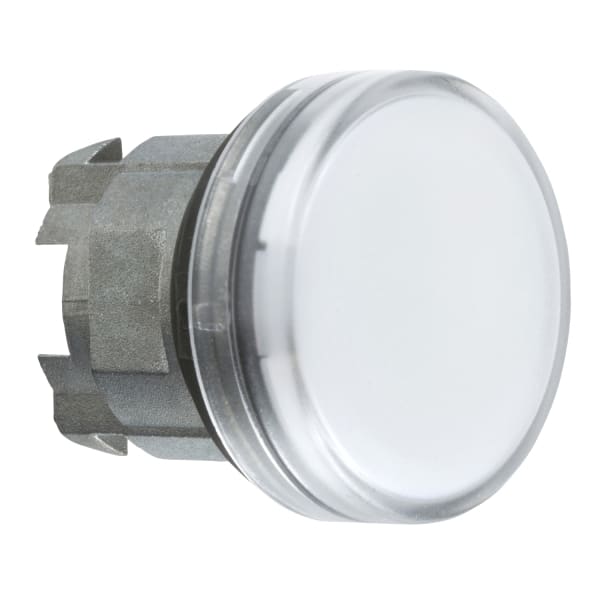 SCHNEIDER ELECTRIC - Leuchtmelder Frontelement XB4, Metall, 22mm, weiß, für Glühlampe BA9s, glatt