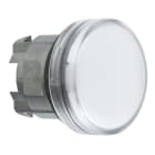 SCHNEIDER ELECTRIC - Leuchtmelder Frontelement XB4, Metall, 22mm, weiß, für Glühlampe BA9s, glatt
