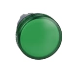 SCHNEIDER ELECTRIC - Leuchtmelder Frontelement XB4, Metall, 22mm, grün, für Glühlampe BA9s, glatt