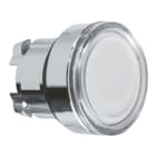 SCHNEIDER ELECTRIC - Leuchtdrucktaster Frontelement XB4, Metall, 22mm, weiß, glatte Kalotte, BA9s