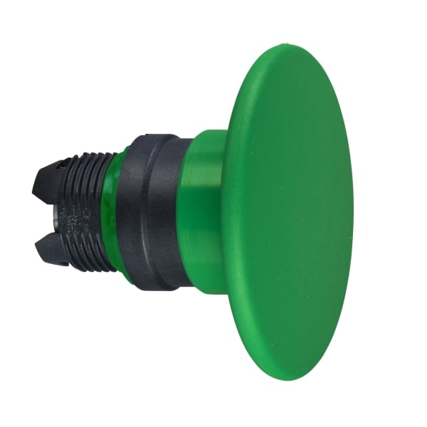 SCHNEIDER ELECTRIC - Pilzdrucktaster Frontelement XB5, Kunststoff, 22mm, grün, Pilz 60mm, tastend