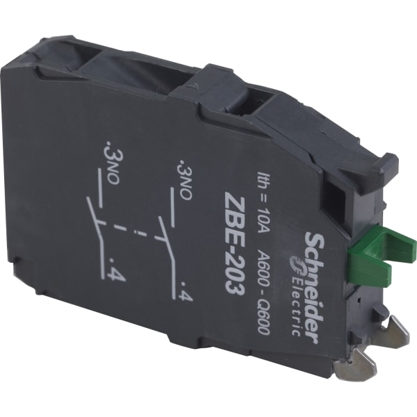 SCHNEIDER ELECTRIC - Hilfsschalter Kontaktblock XB4+XB5, 22mm, 30mm, SK, doppelt, 2S
