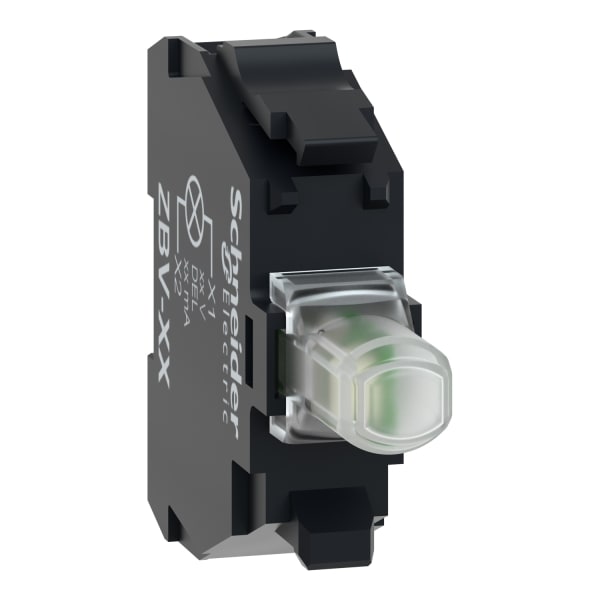SCHNEIDER ELECTRIC - Universelles LED-Modul, Harmony XB4 und XB5, 22mm, 30mm, weiß, Schraubklemme, 12V ACDC