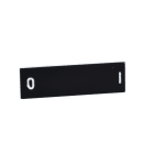 SCHNEIDER ELECTRIC - Bezeichnungsschild 8x27mm, f. Schildträger 30x40mm, O-I