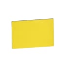 SCHNEIDER ELECTRIC - Leerschild 18x27mm, f. Schildträger 30x50mm, weiß+gelb, neutral