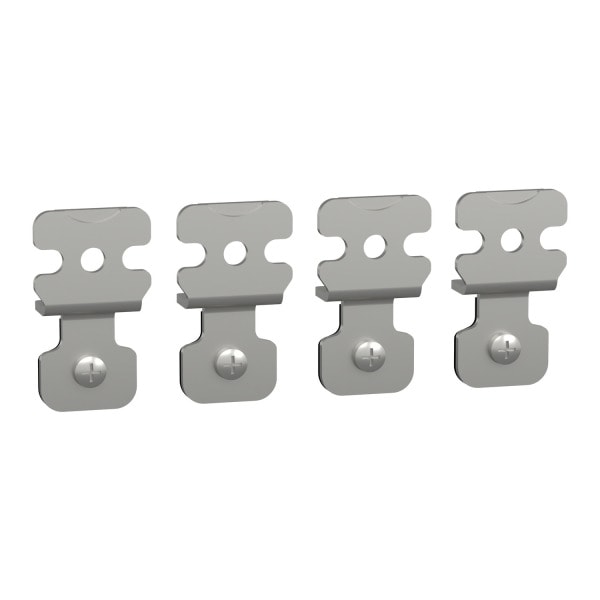 SAREL - Set, 4 Wandbefestigungslaschen aus Stahl. für Geh. Spacial S3D