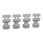 SAREL - Set, 4 Wandbefestigungslaschen aus Stahl. für Geh. Spacial S3D