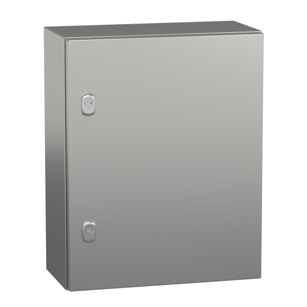 SAREL - SPACIAL S3X Edelstahl 304L, Scotch Brite-Oberfläche, H500xB400xT200mm.