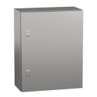 SAREL - SPACIAL S3X Edelstahl 304L, Scotch Brite-Oberfläche, H500xB400xT200mm.