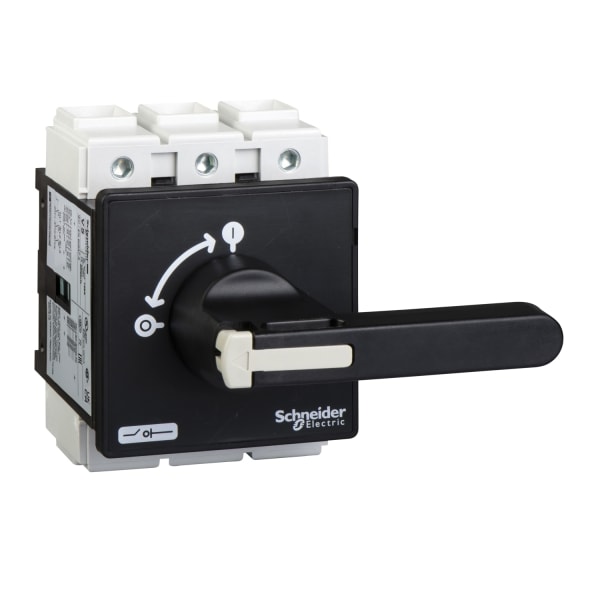 SCHNEIDER ELECTRIC - Hauptschalter, 4-Loch bef., 3p, 690V, 125A, Griff lang schwarz abschließbar