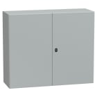 SAREL - Spacial S3D 2 Volltür mit Montageplatte H1000xB1200xT400 IP55 IK10 RAL7035.