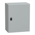 SAREL - Spacial S3D Volltür mit Montageplatte H500xB400xT250 IP66 IK10 RAL7035.