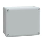 SAREL - PC-Geh. IP66 IK08 RAL7035 In.H225B175D100Auß.H241B191D128 undur. PC-Abdeck. H20