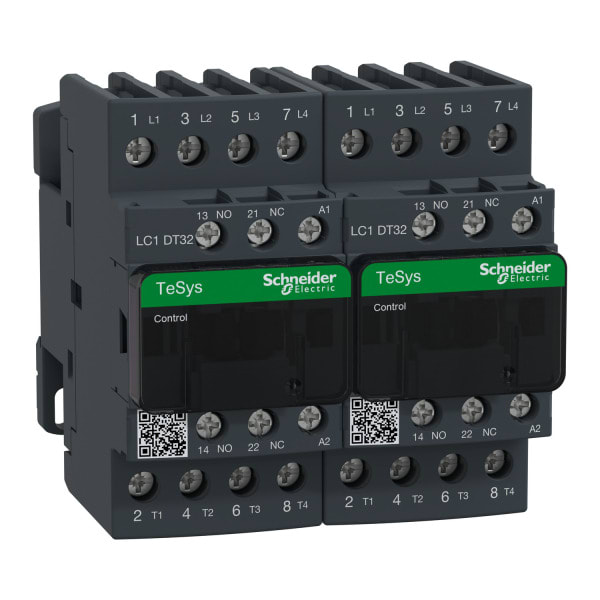 SCHNEIDER ELECTRIC - Wendeschützkombination, 4p, 32A/AC1, Spule 230V 50/60Hz