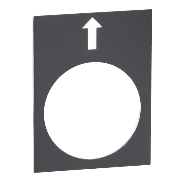 SCHNEIDER ELECTRIC - Bezeichnungsschild, 30x40mm, schwarz, links, langsam