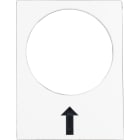 SCHNEIDER ELECTRIC - Bezeichnungsschild, 30x40mm, weiß, rechts, langsam