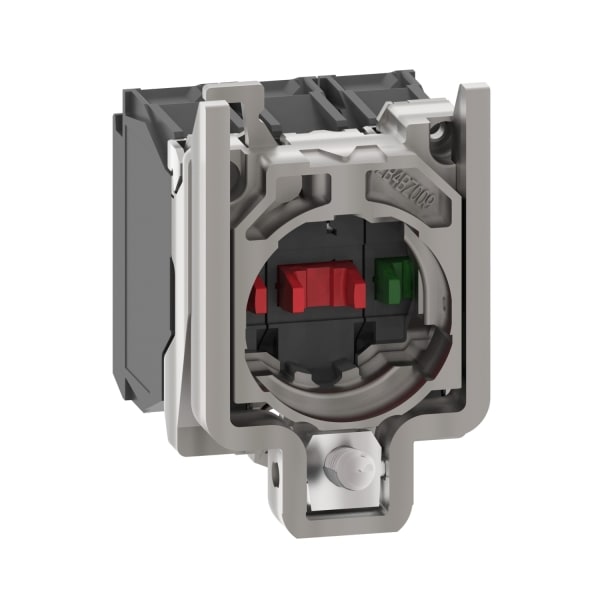 SCHNEIDER ELECTRIC - Hilfsschalterblock+Befestigungsflansch, XB4, Metall, 22mm, 30mm, 1S+2Ö, SK