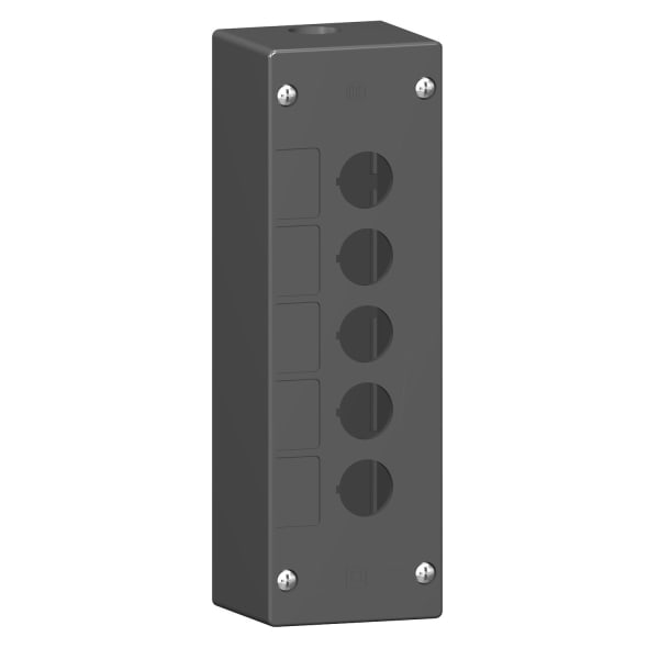 SCHNEIDER ELECTRIC - Leergehäuse, Harmony XALG, Kunststoff, schwarz, 5 Bohrungen, 22mm