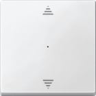 MERTEN - Wippe für Taster-Modul 1fach (Pfeile Auf/Ab), polarweiß, System M
