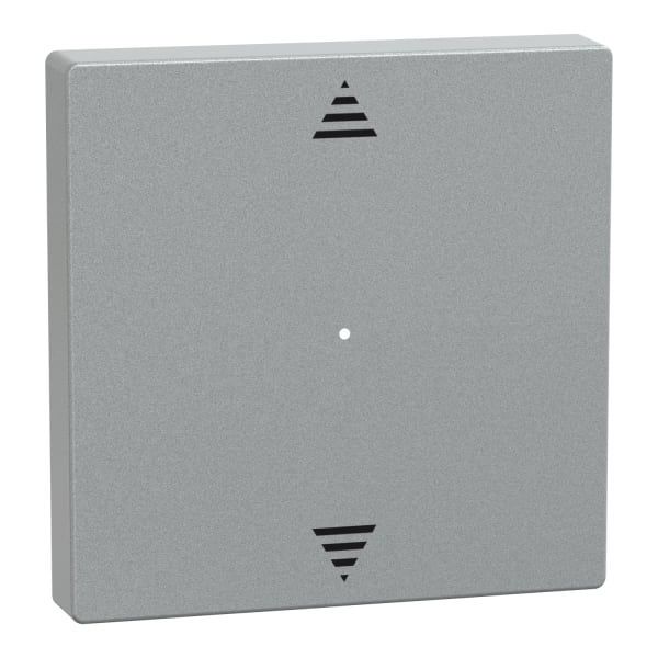MERTEN - Wippe für Taster-Modul 1fach (Pfeile Auf/Ab), aluminium, System M