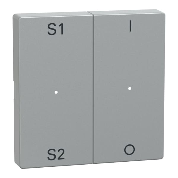 MERTEN - Wippen für Taster-Modul 2fach (Szene1/2, 1/0), aluminium, System M