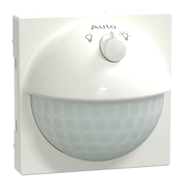 MERTEN - ARGUS 180 UP Sensor-Modul mit Schalter, polarweiß glänzend, System M