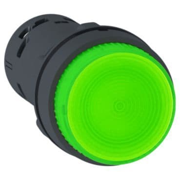 SCHNEIDER ELECTRIC - ILLUM. P.B - Glühbirne - Feder Rtn -1NO - Grün - 230V