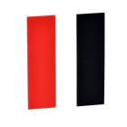 SCHNEIDER ELECTRIC - Leerschild 8x27mm, f. Schildträger 30x40mm, schwarz+rot, neutral