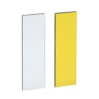 SCHNEIDER ELECTRIC - Leerschild 8x27mm, f. Schildträger 30x40mm, weiß+gelb, neutral