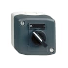 SCHNEIDER ELECTRIC - Aufbaugehäuse XALD, Kstst, dgr, 1 Wahlschalter, O-I, 22mm, 1S