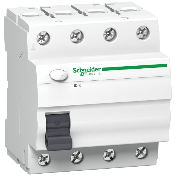 SCHNEIDER ELECTRIC - Acti 9 ID K-Fehlerstromschutzschalter-4P-40A-30mA-Typ A-G-Nennstrom vorsicherbar