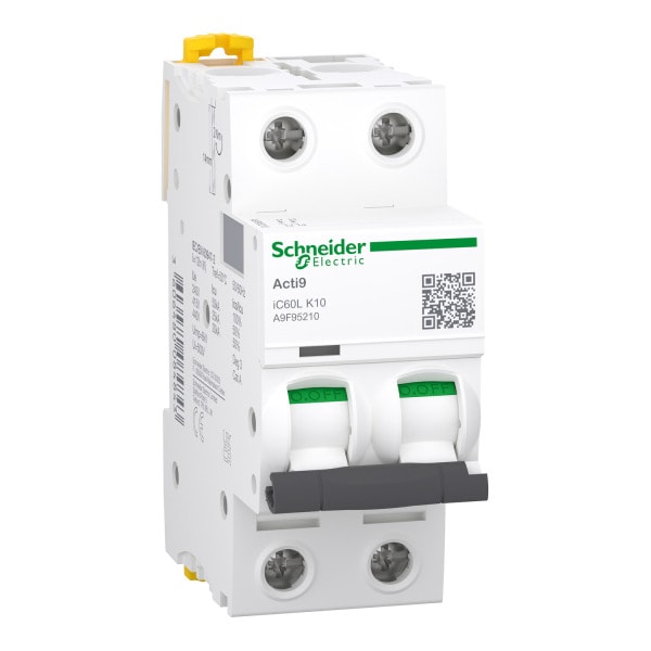SCHNEIDER ELECTRIC - Leitungsschutzschalter iC60L, 2P, 10A, K-Charakteristik, 25kA