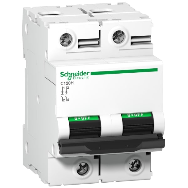 SCHNEIDER ELECTRIC - Leitungsschutzschalter C120H, 2P, 125A, B Charakteristik, 15kA