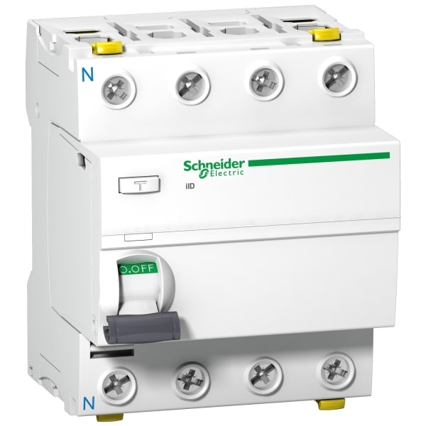 SCHNEIDER ELECTRIC - Fehlerstrom-Schutzschalter iID, 4P, 100A , 300mA, Typ A selektiv