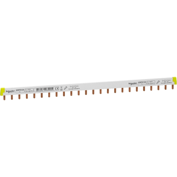 SCHNEIDER ELECTRIC - Phasenschiene Steg, ablängbar, 1P, 24 TE, 100A