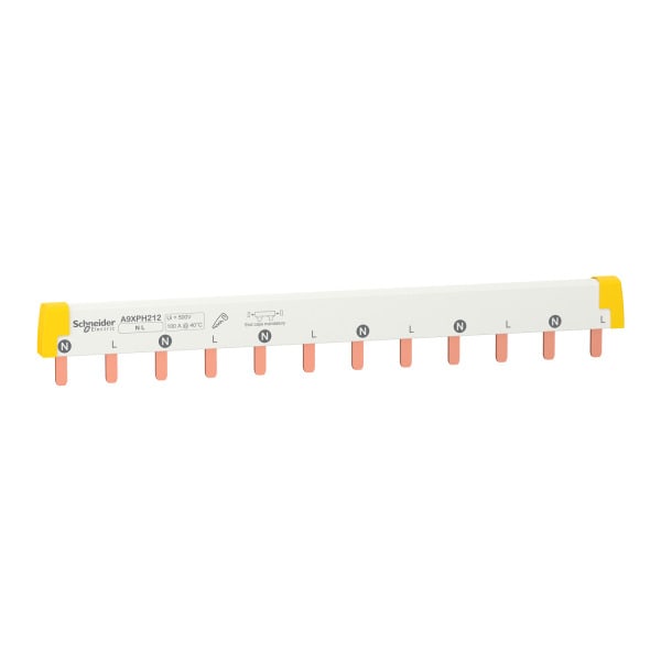 SCHNEIDER ELECTRIC - Phasenschiene Steg, ablängbar, 2P, 12 TE, 100A