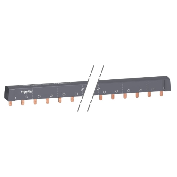 SCHNEIDER ELECTRIC - Phasenschiene Steg, ablängbar, 3P+N, 24 TE, 100A