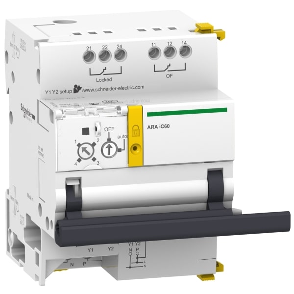 SCHNEIDER ELECTRIC - Automatisches Wiedereinschaltgerät ARA für iC60 1P/2P - 4 Programme
