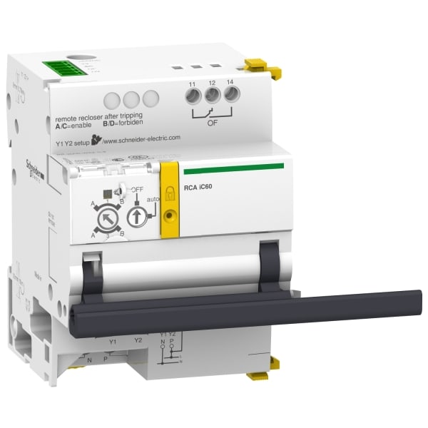 SCHNEIDER ELECTRIC - Fernantrieb RCA mit Ti24 für iC60 3P/4P, 230V AC, seitlich anbaubar