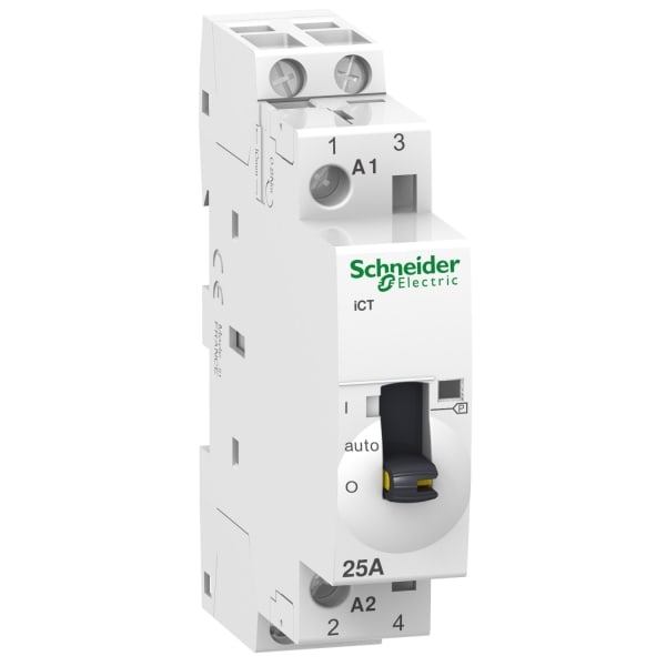 SCHNEIDER ELECTRIC - Installationsschütz iCT 25A 2S 230/240V 50Hz MO