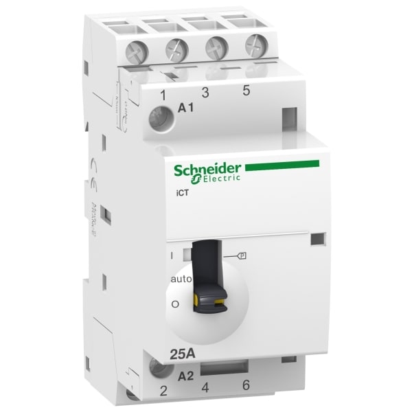 SCHNEIDER ELECTRIC - Installationsschütz iCT 25A 4S 220/240V 50Hz MO