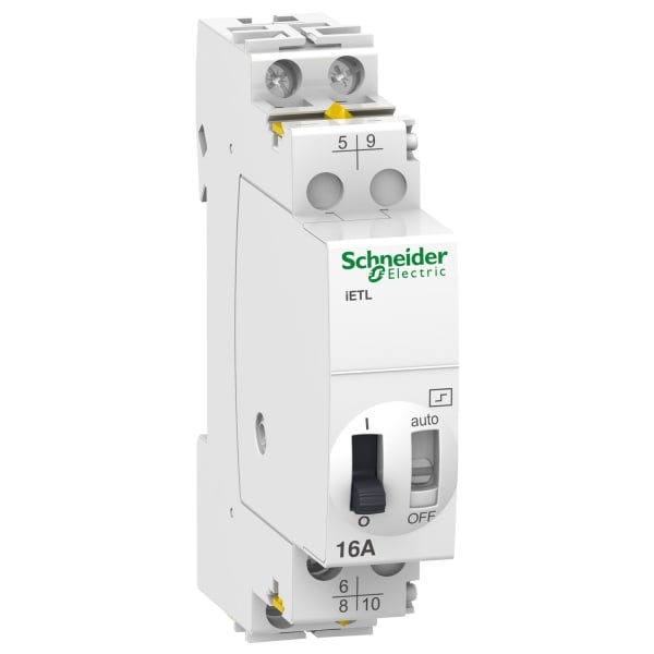 SCHNEIDER ELECTRIC - Erweiterung iETL iTL 16, 2P, 1W+1S, 16A, Spule 24VDC, 48VAC 50/60Hz