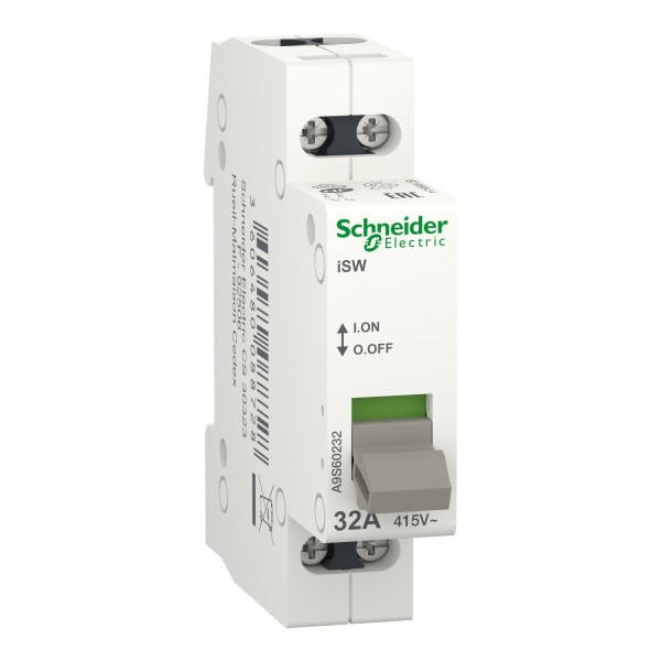 SCHNEIDER ELECTRIC - Lasttrennschalter iSW, 2P, 32A, 415V