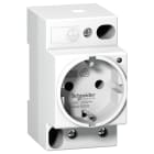 SCHNEIDER ELECTRIC - Steckdose iPC 2P+E 16A 250VAC VDE-0620 deutsche Ausführung mit LED