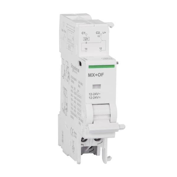 SCHNEIDER ELECTRIC - Arbeitsstromauslöser MX+Hilfskontakt OF, 24V AC/DC