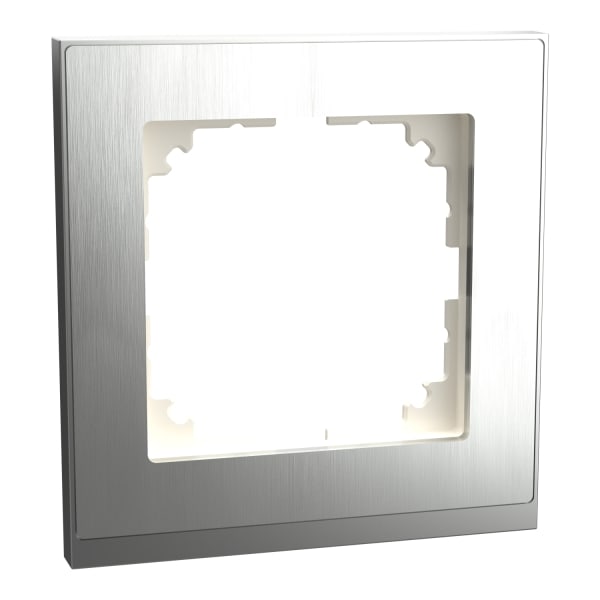 MERTEN - M-Pure Decor-Rahmen, 1fach, Edelstahl/aluminium, M-Pure Decor