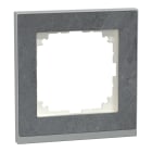 MERTEN - M-Pure Decor-Rahmen, 1fach, Schiefer/aluminium, M-Pure Decor