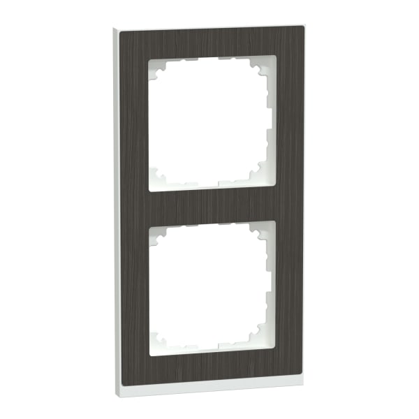MERTEN - M-Pure Decor-Rahmen, 2fach, Eiche/aktivweiß, M-Pure Decor
