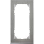 MERTEN - M-Pure Decor-Rahmen, 2fach ohne Mittelsteg, Edelstahl/aluminium, M-Pure Decor